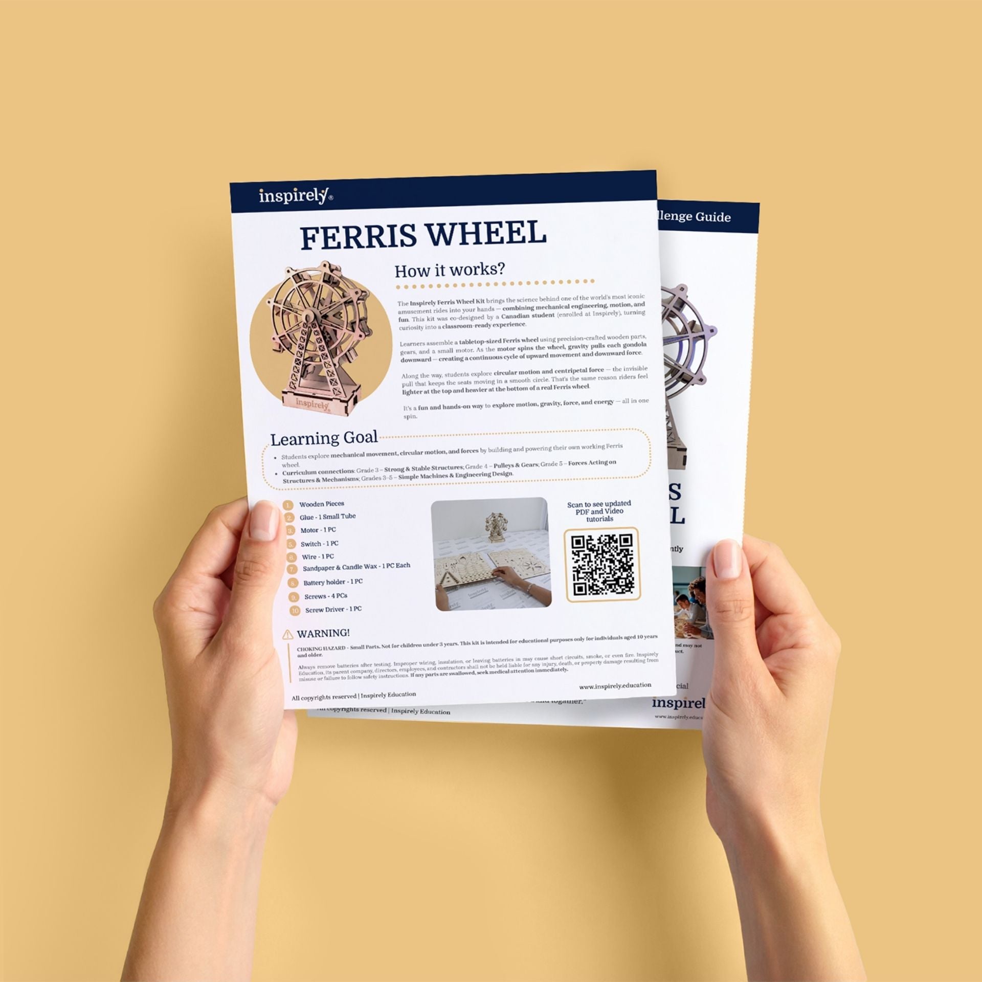 Ferris wheel model kit instructions