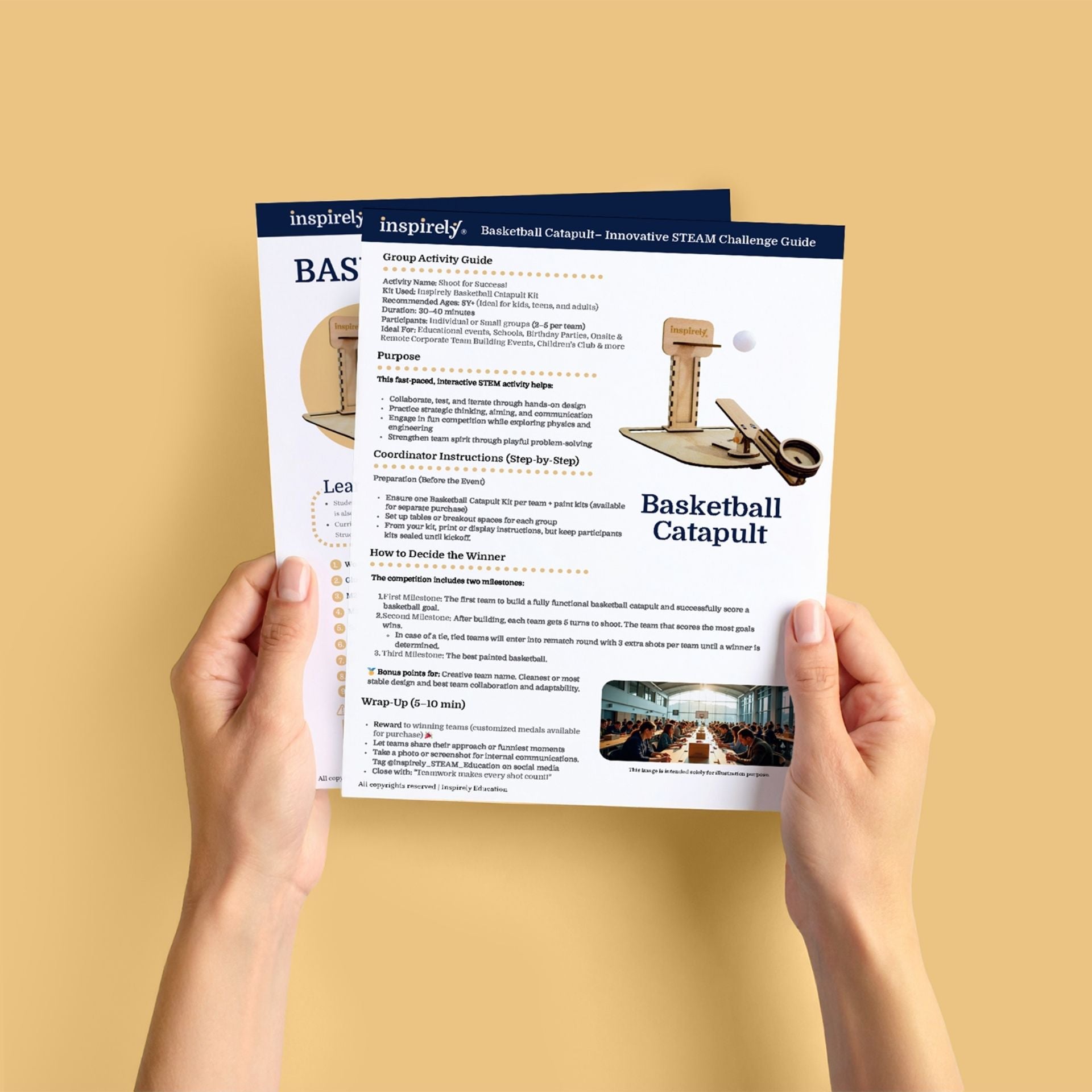 basketball catapult kit instructions