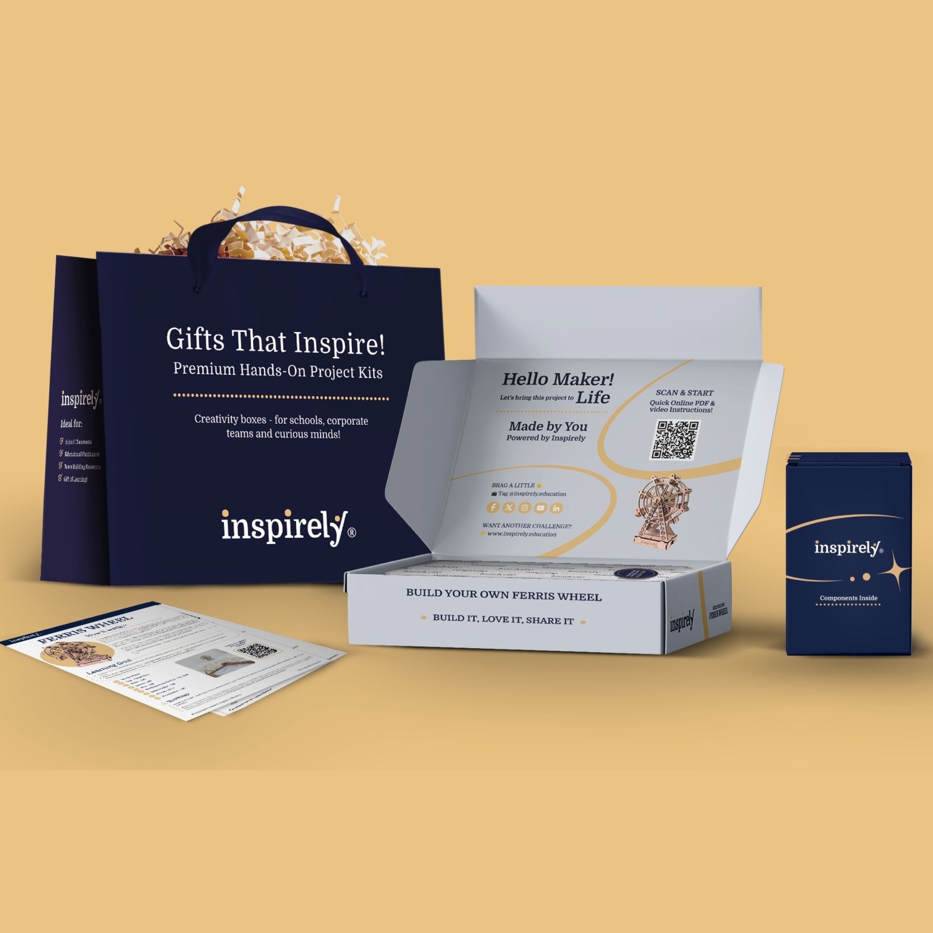 STEM Kit Ferris Wheel Miniature Gift Set