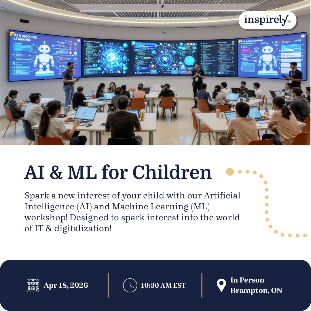 AI & ML for Children | Live Online Workshop for Grades 5-10 Students