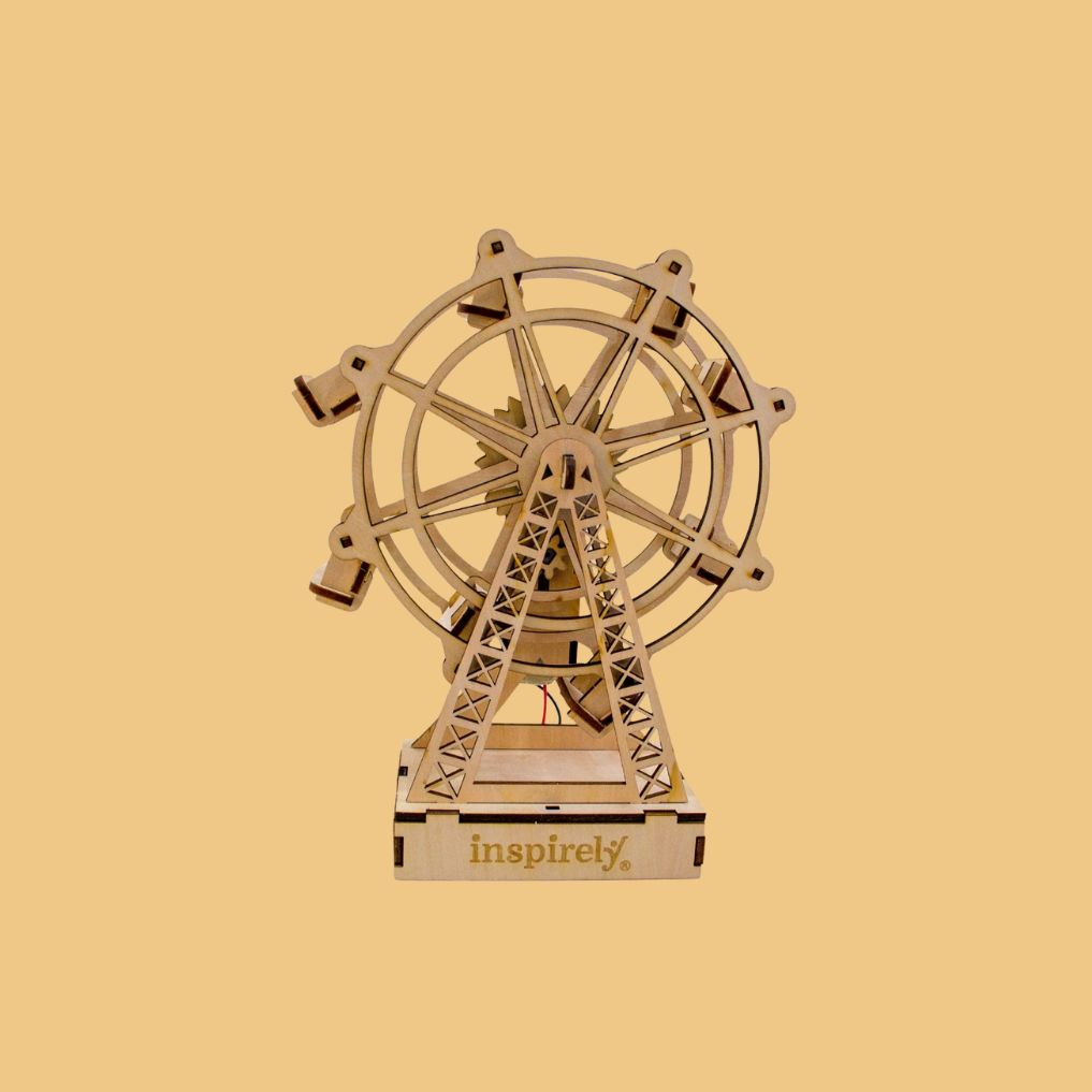 Ferris wheel wooden model