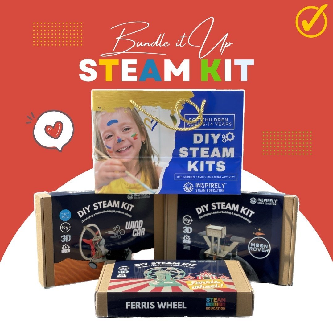 DIY Moon Rover - STEM / STEAM / Excellent Science Kit | Holiday Christmas Corporate Gift for family | Ages 6-99 years - Inspirely | STEAM Education