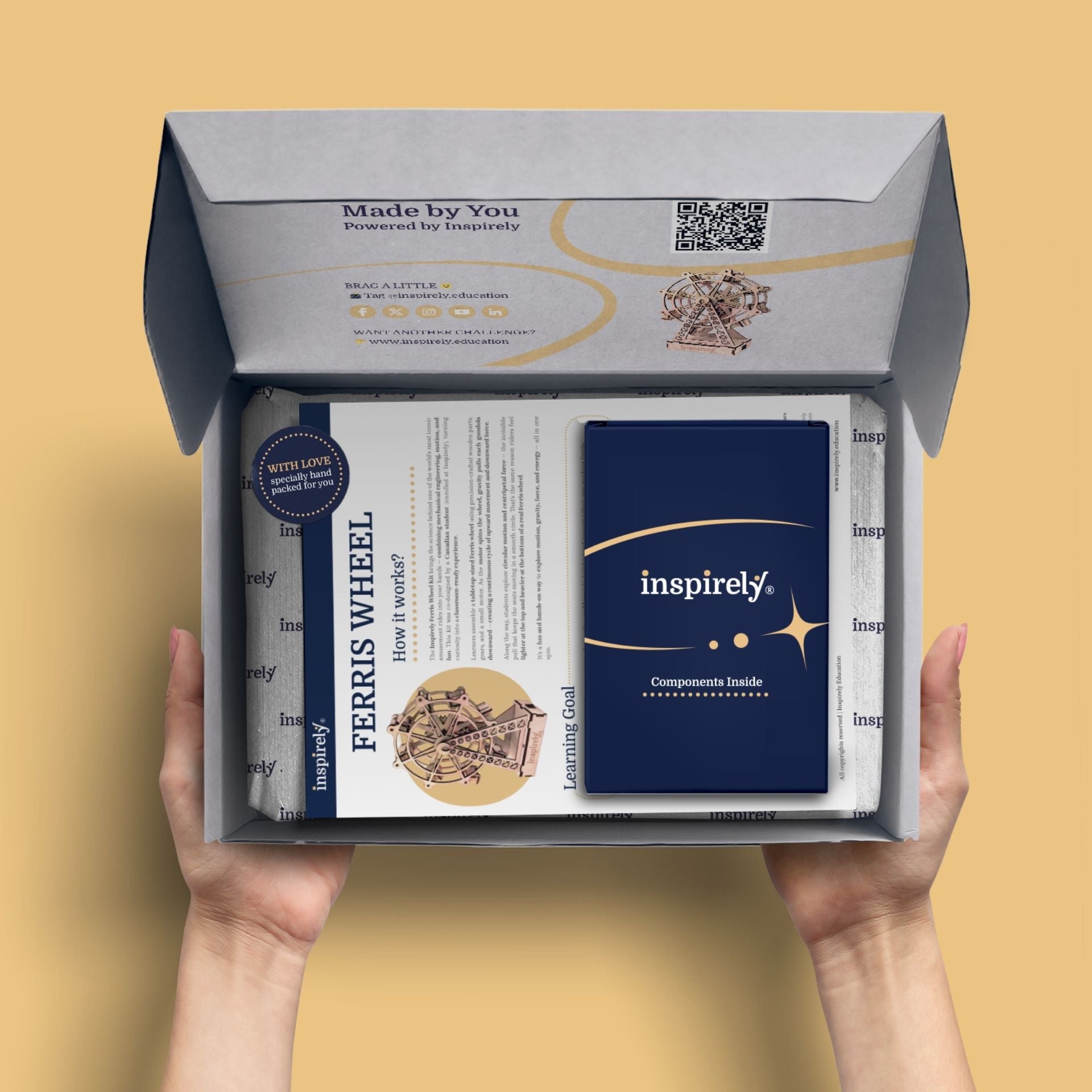 Ferris wheel 3d wooden puzzle