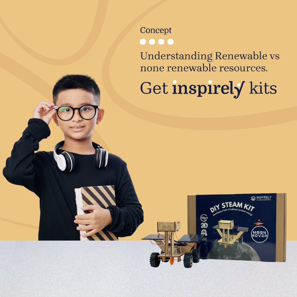DIY Moon Rover - STEM / STEAM / Excellent Science Kit | Holiday Christmas Corporate Gift for family | Ages 6-99 years - Inspirely | STEAM Education