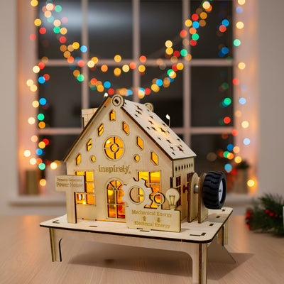 Dynamo Generator Power House | Inspirely Premium 3D Wooden STEM Kit