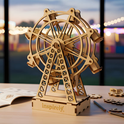 Ferris Wheel DIY STEM Kit | Educational 3D Wooden Puzzles DIY Projects
