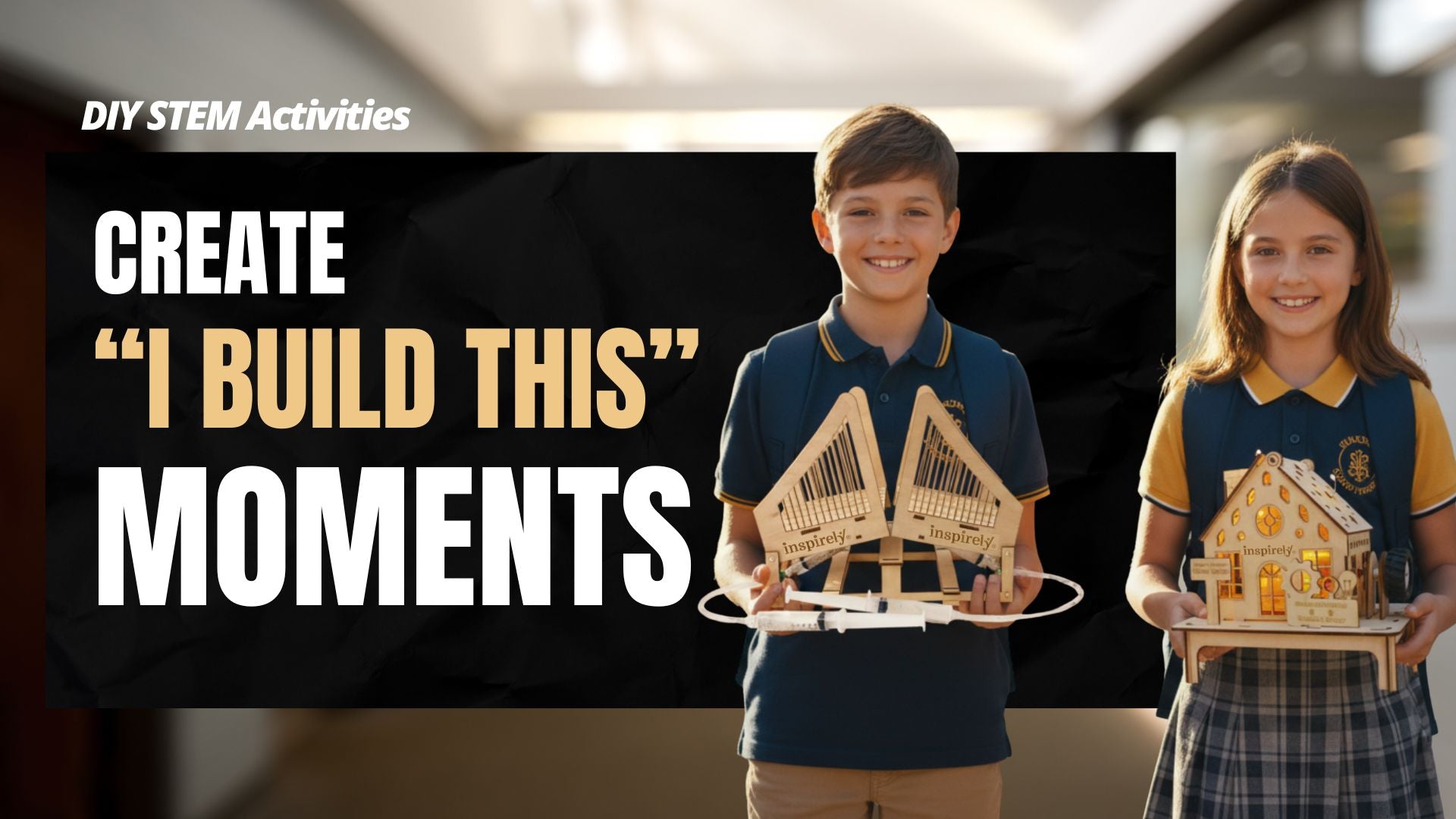 Load video: Inspirely Premium 3D Wooden STEM Kit Puzzles
