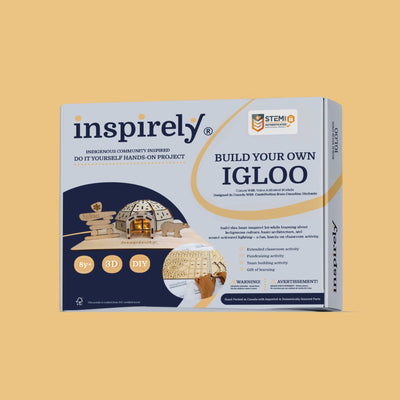 igloo wooden model kit