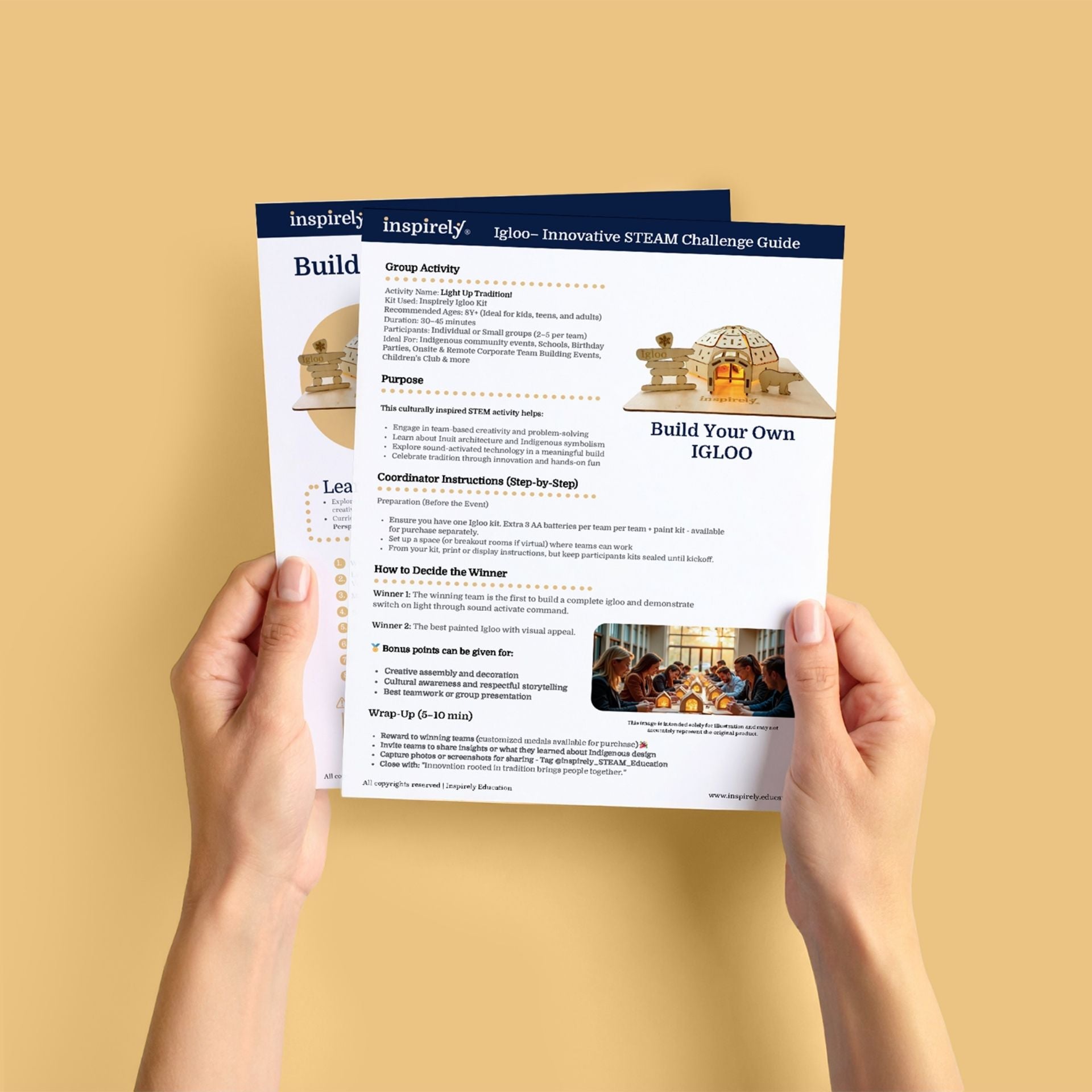 Igloo kit instructions