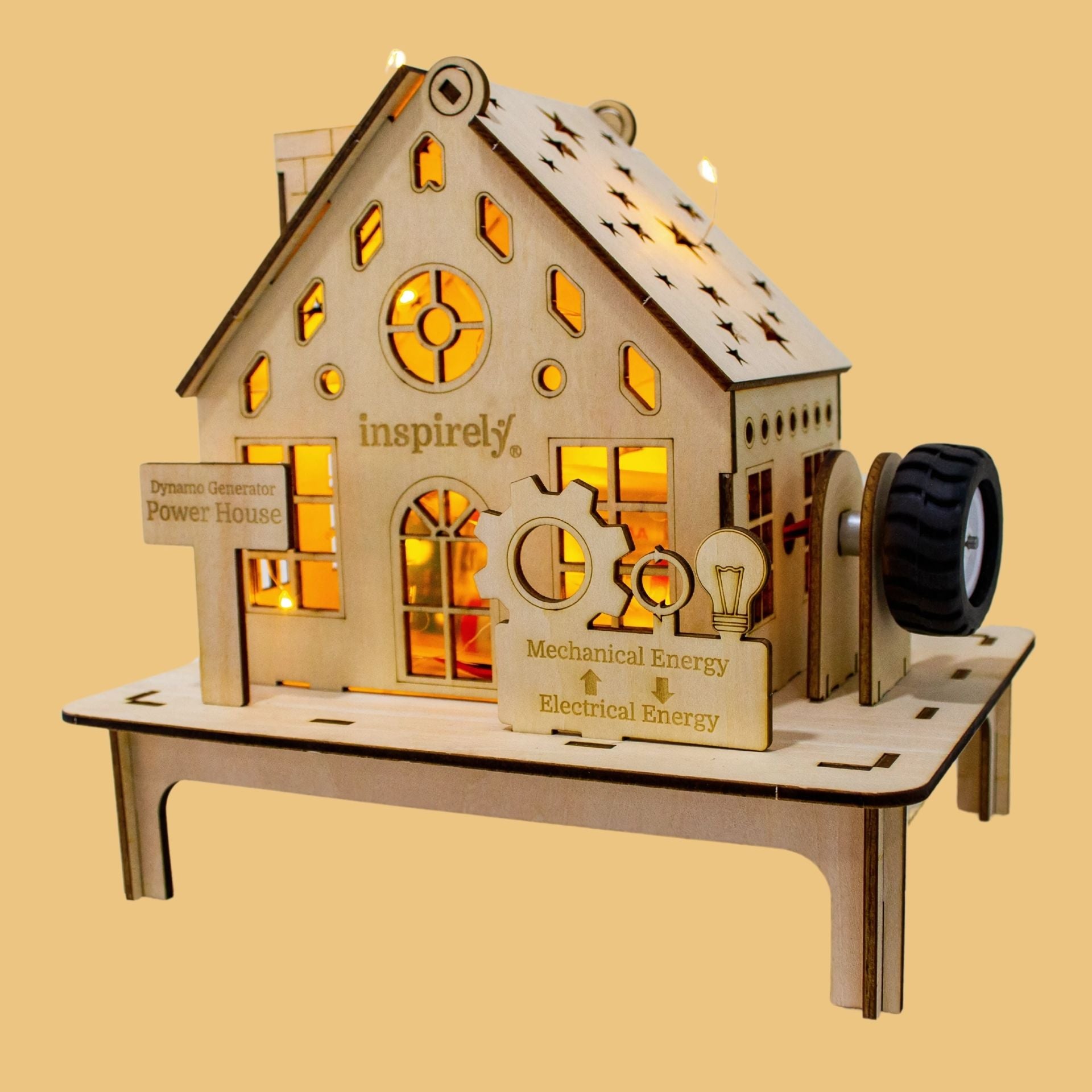 Dynamo Generator Power House Building Kit