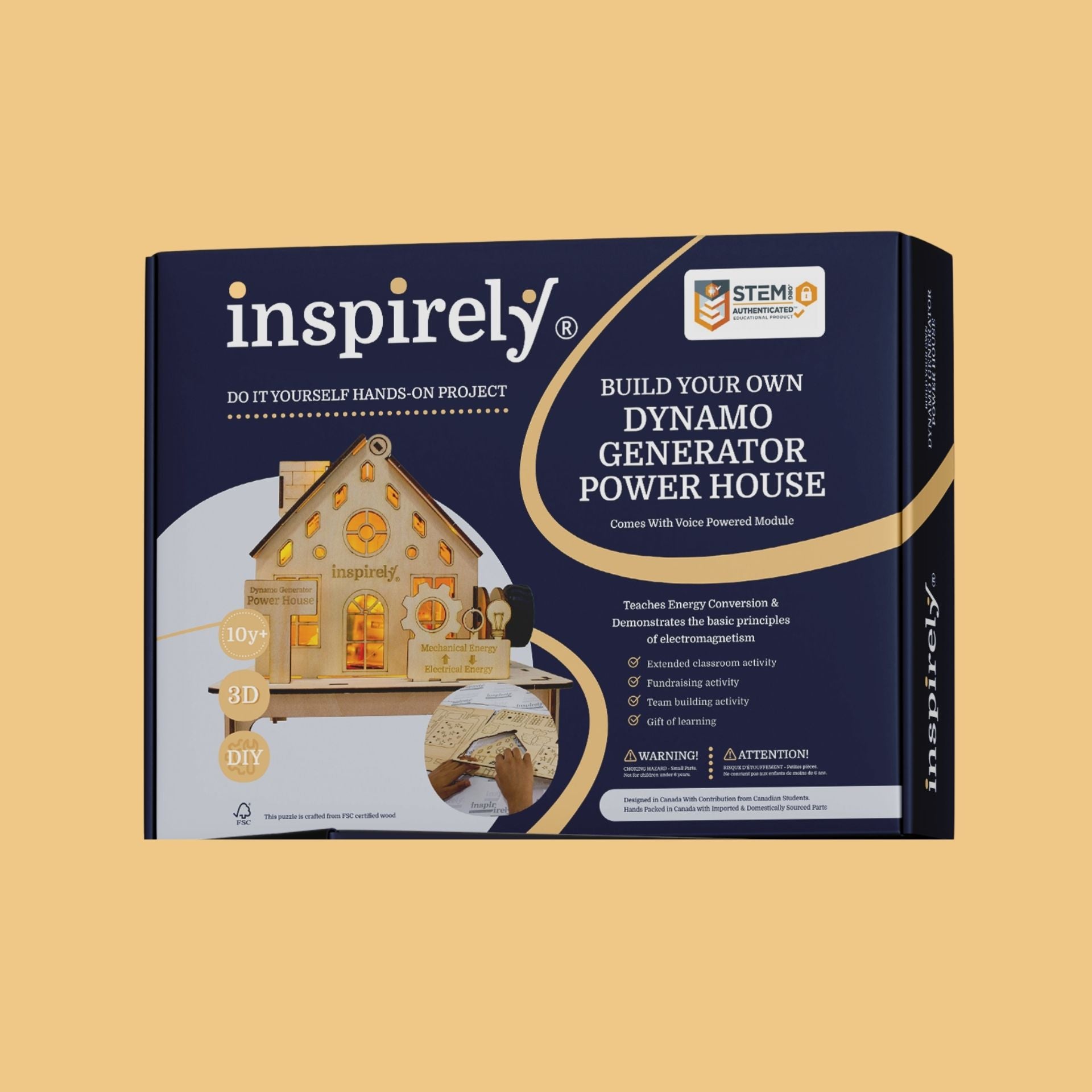 Dynamo House 3D Wooden Puzzle