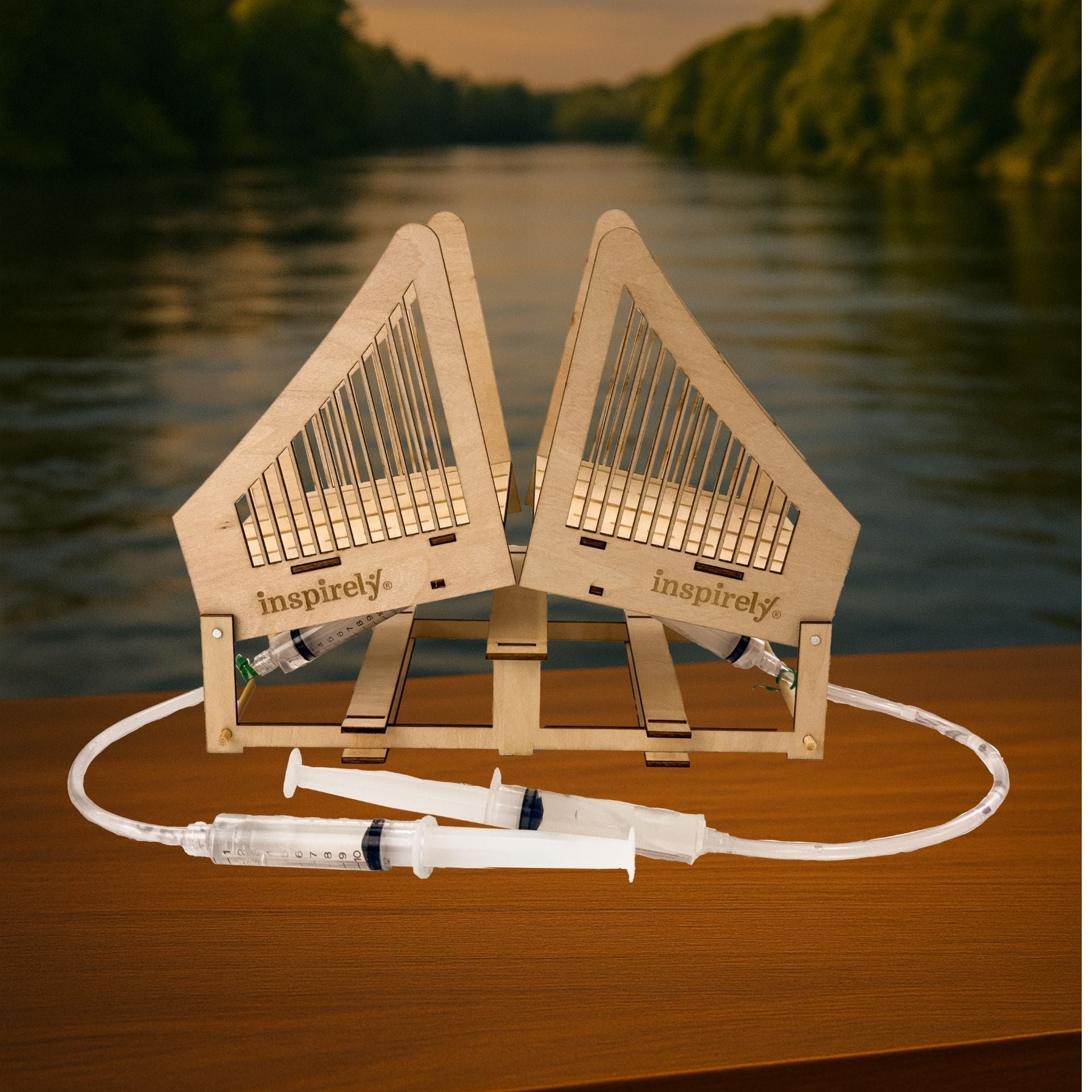 Hydraulic Bridge 3D Wooden Puzzle