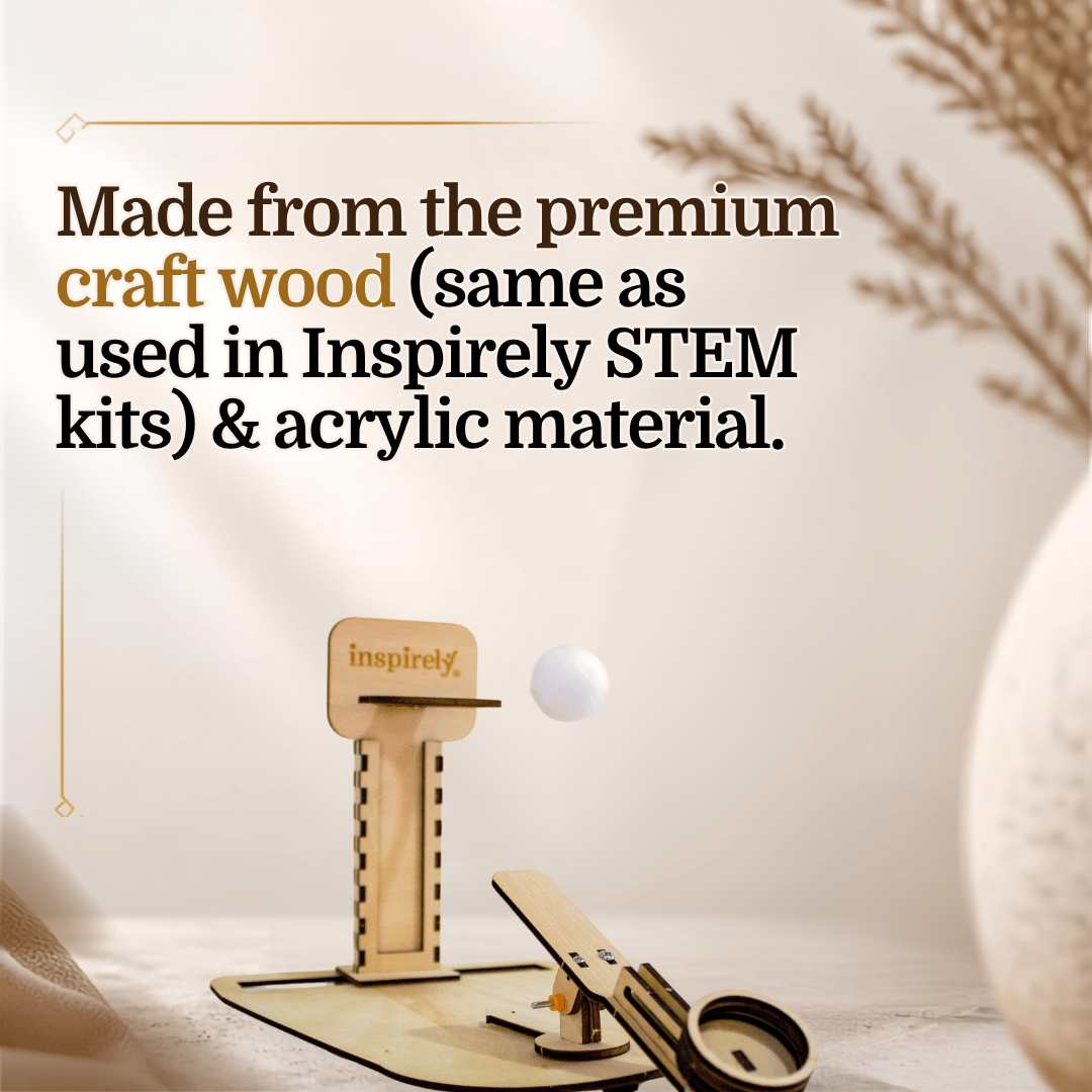 Premium craft wood used in Inspirely custom wooden family car ornament, same material as award-winning Inspirely STEM kits, laser-cut in Canada Image showcase classroom or school fundraise project...made and designed in Brampton - Greater Toronto Area, Ontario, Canada