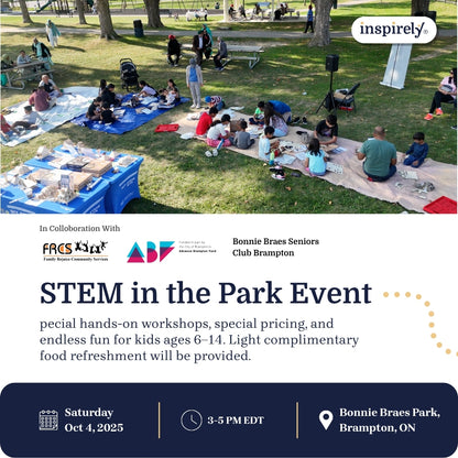 STEM in The Park Event Workshop Inspirely