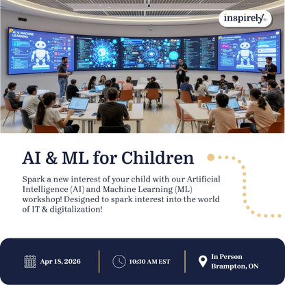 AI & ML for Children | Live Online Workshop for Grades 5-10 Students