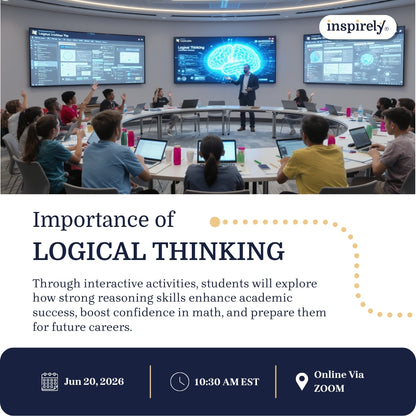 Importance of Logical Thinking | Live Online Workshop for Grades 5-10 Students