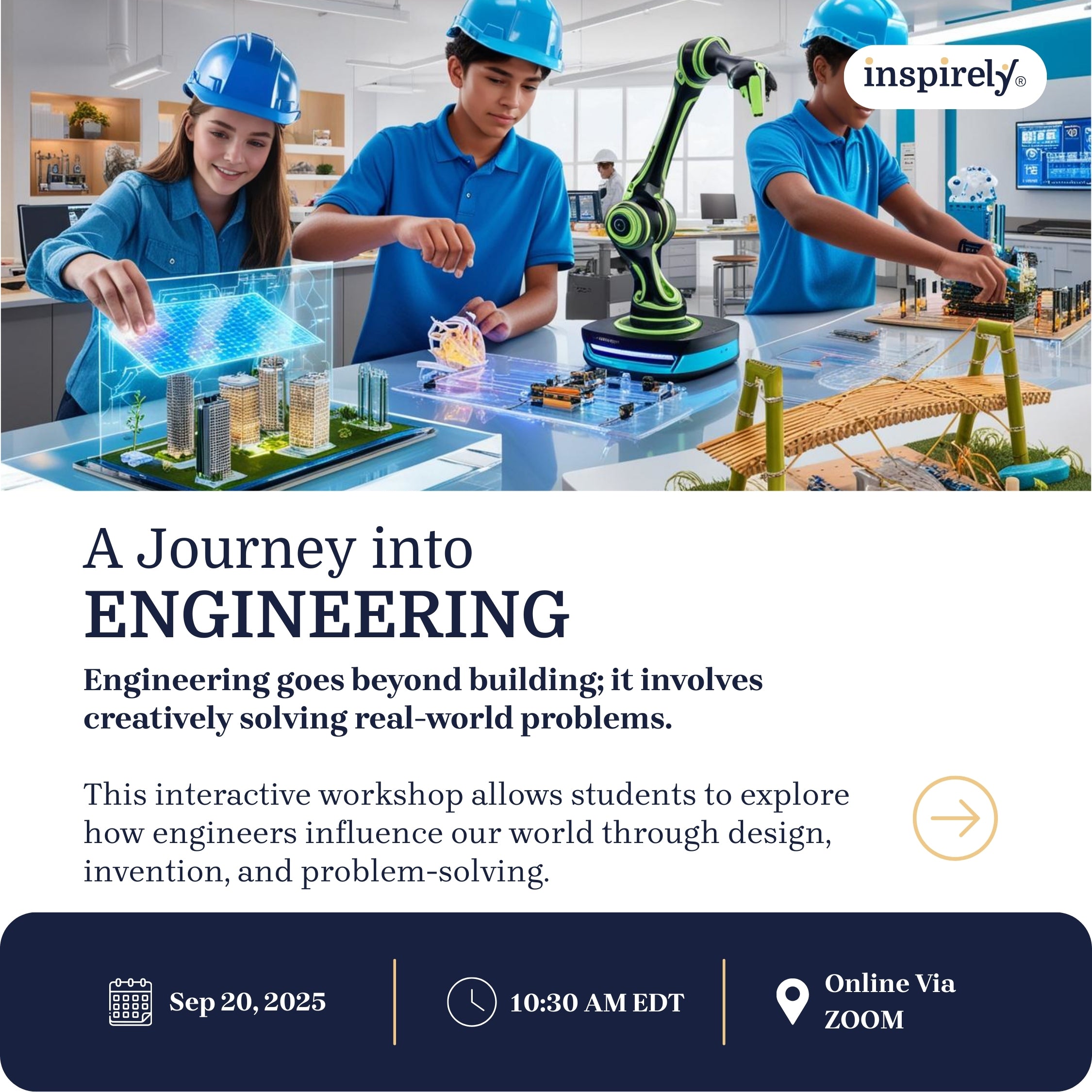 INSPIRELY | STEM STEAM Workshop for Elementary & Middle School Student in Grade 3-8 Engineering for Children Kids Online in Brampton Mississauga Oakville Toronto Ottawa New York Mumbai Bangalore Ahmedabad Surat Ontario Ottawa Berry Vadodara, Gujarat Orangeville Georgetown Kitchener Waterloo Cambridge SciTech Regional Learning Choice Program - RCLP Program IBT Science Technology Program