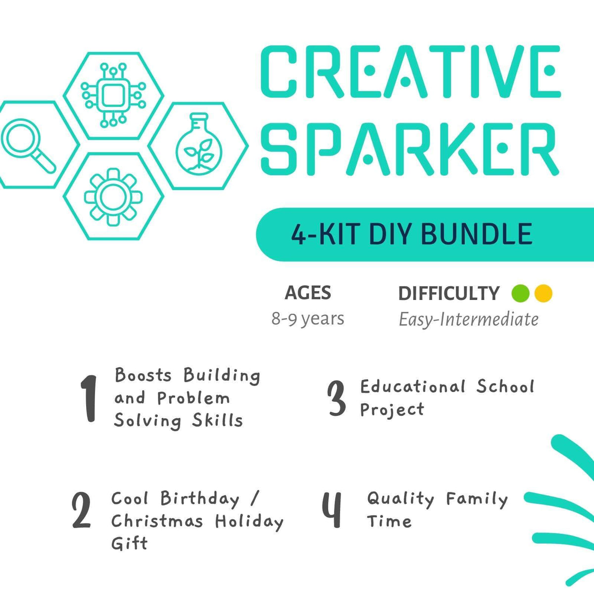 Creative Sparker DIY STEAM Kit | Bundle A | FREE Shipping - Inspirely Education Inc