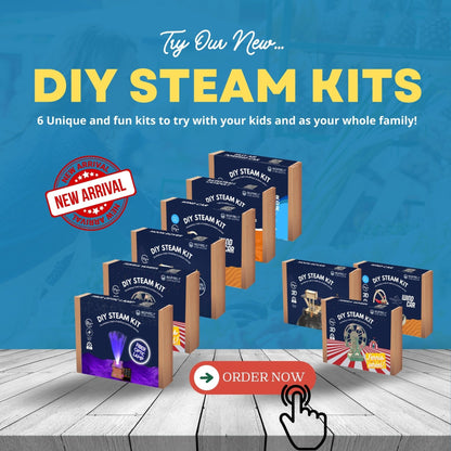 DIY Wind Car - STEM / STEAM / Excellent Science Kit | Holiday Christmas Corporate Gift for family | Ages 6-99 years - Inspirely | STEAM Education