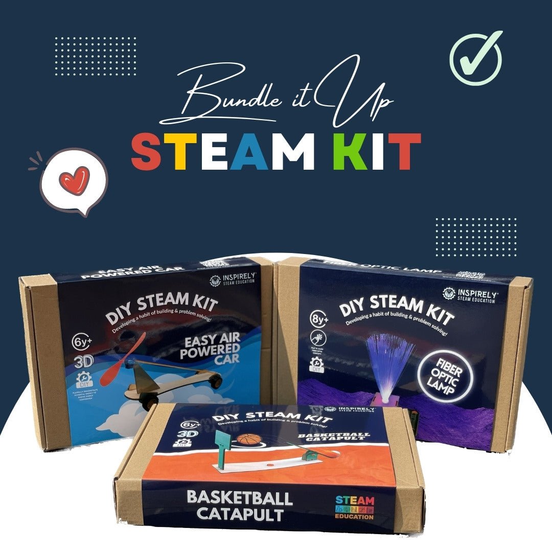 Easy Air Powered Kit | Holiday Christmas Corporate Gift | Ages 6-99 years - Inspirely | STEAM Education
