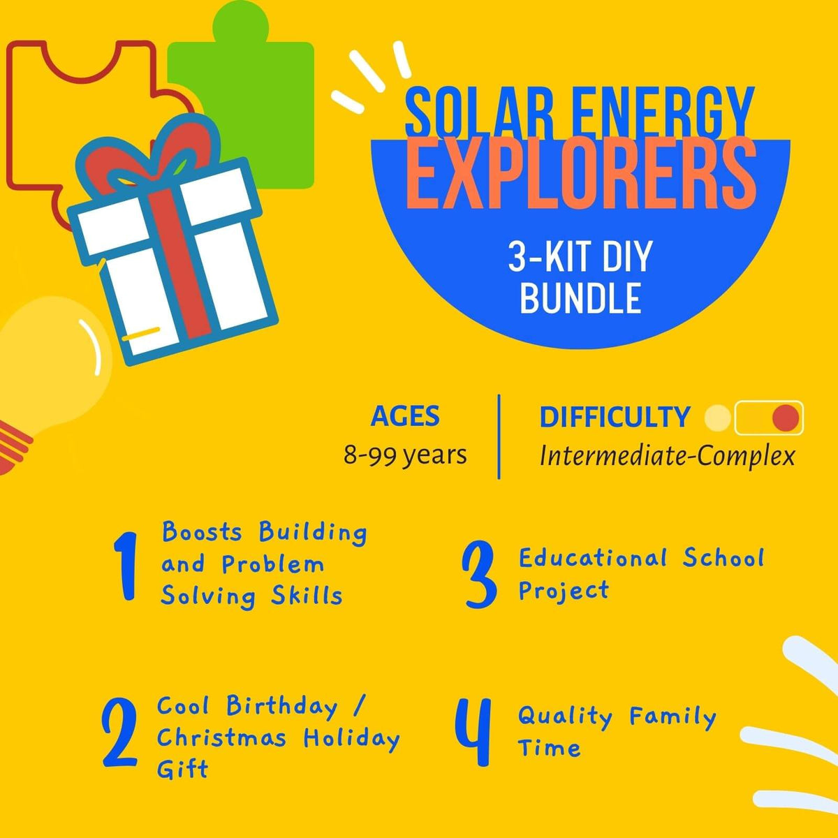 Solar Energy Explorers DIY STEAM Kit | Bundle of 2 | FREE Shipping - Inspirely Education Inc