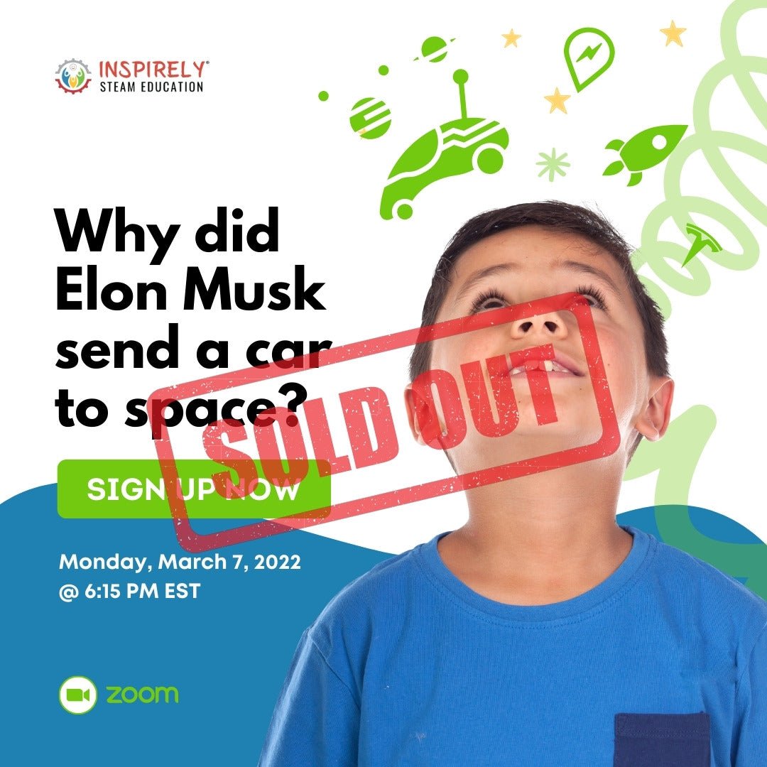 Why Did Elon Musk Sent His Car to Space? | Online Creative Workshop for Children - Inspirely Education